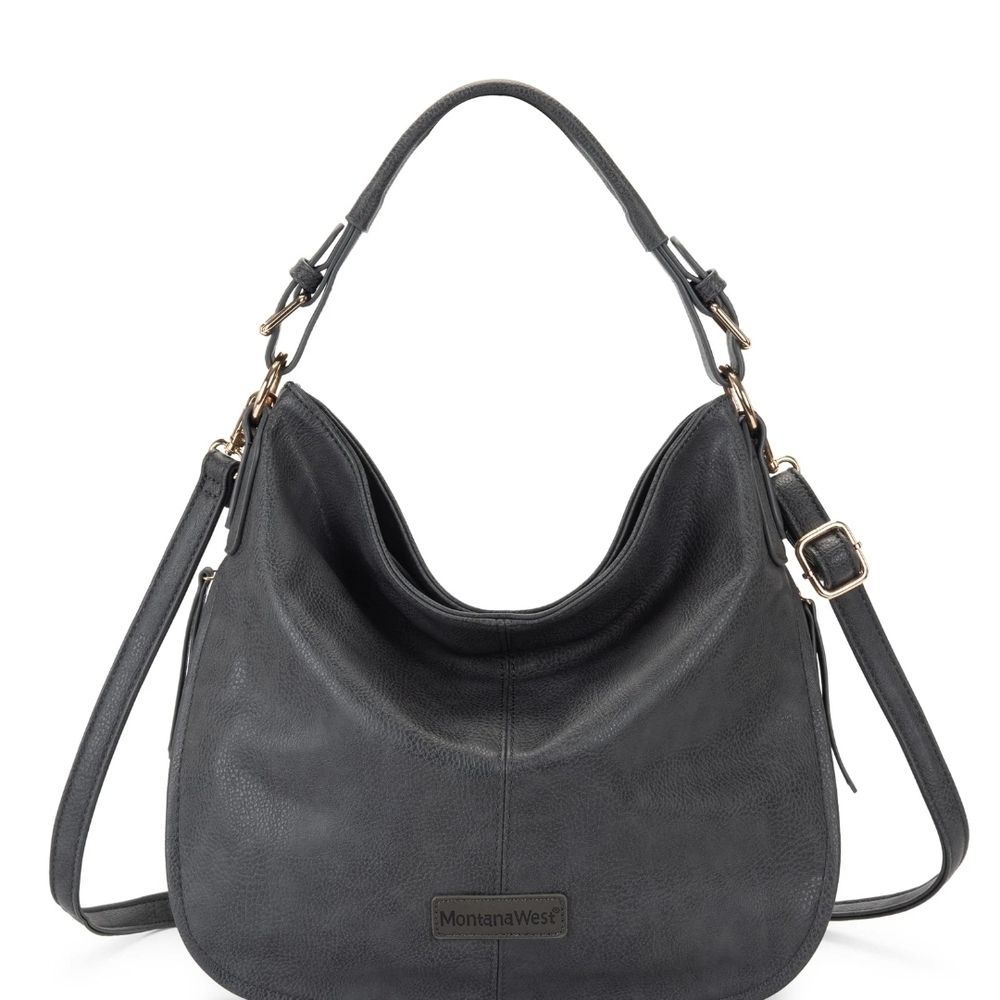 Montana West Dark Grey Hobo Bag